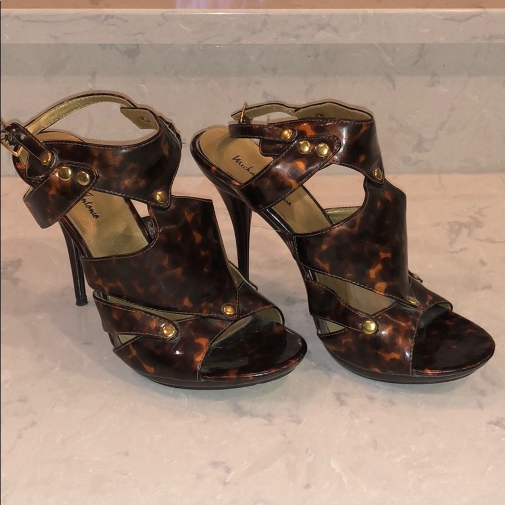 Michael Antonio Tortoise Gladiator Heels